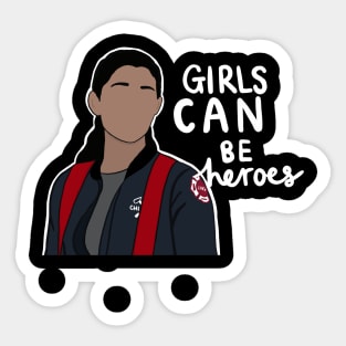 Stella Kidd Girls can be heroes Sticker